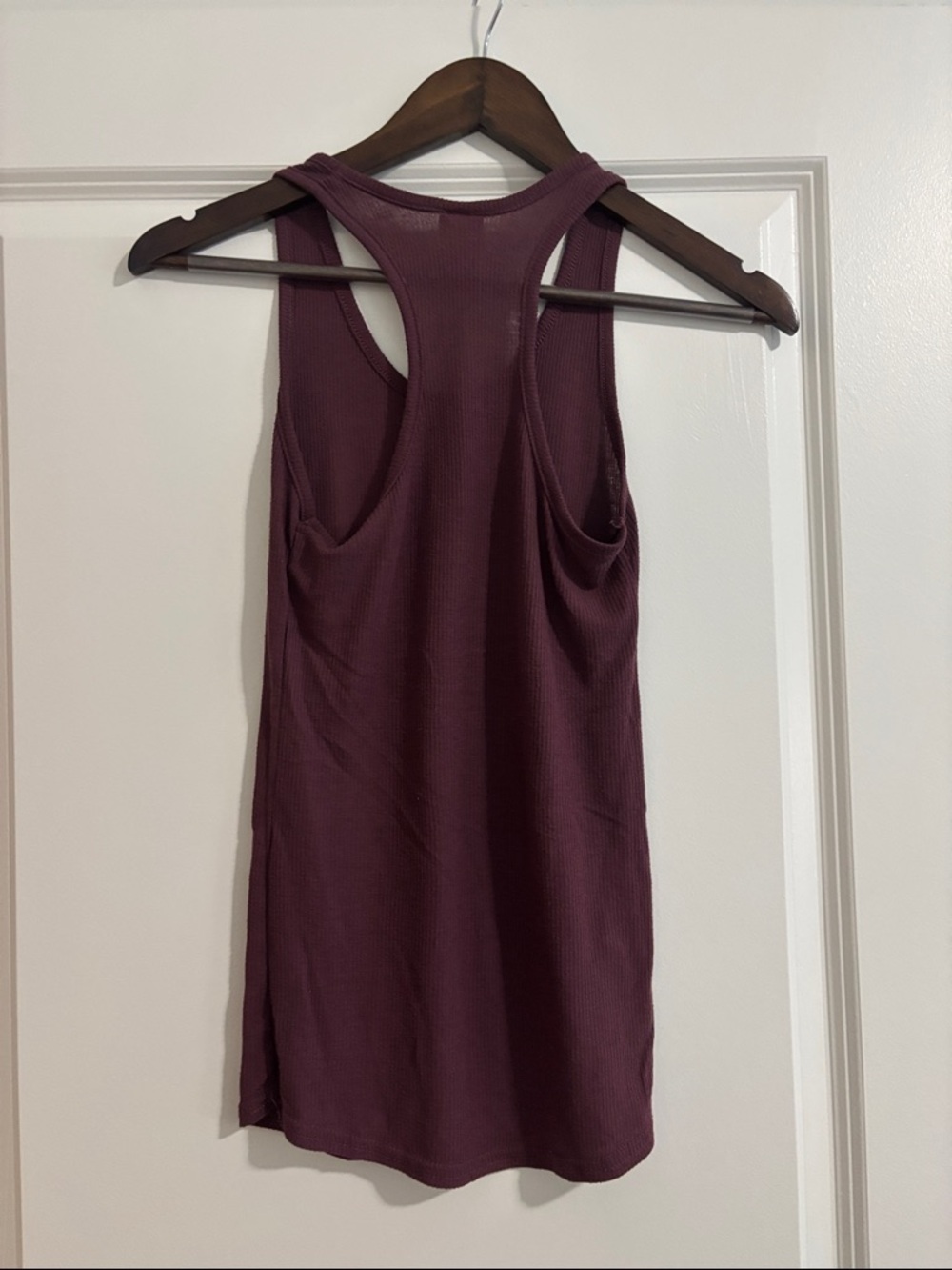 stars above Plum Ribbed Racerback Tank - Picture 4 of 4